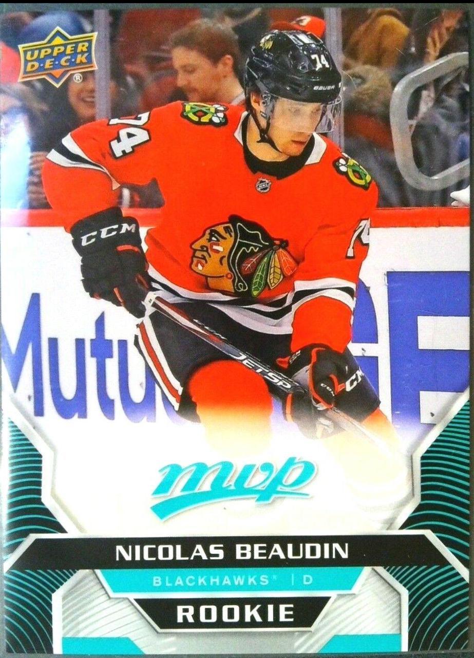 Nicolas Beaudin #222 Hockey Cards 2020 Upper Deck MVP
