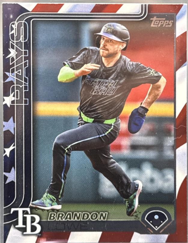 Brandon Lowe [Independence Day] (2025 Topps)