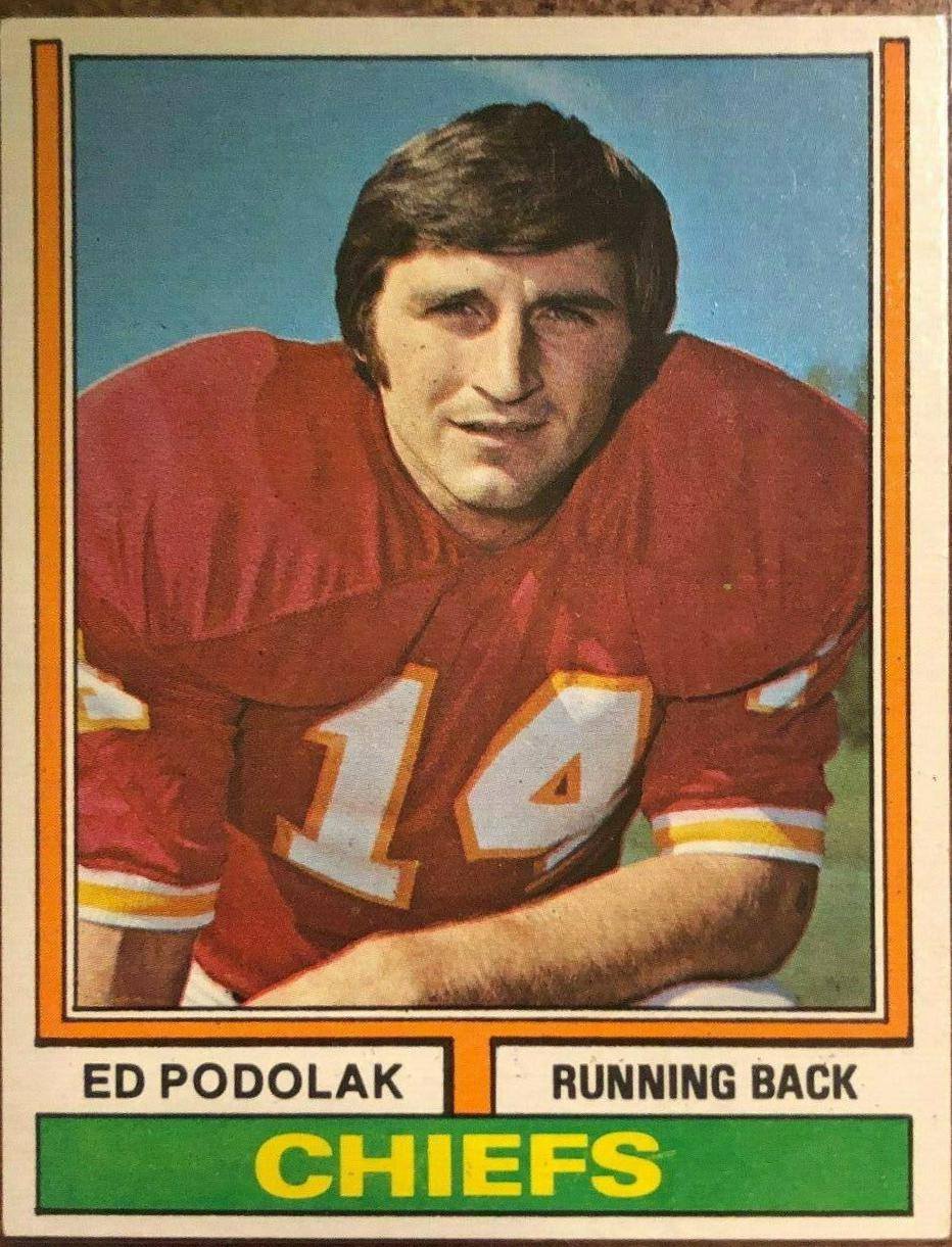 Ed Podolak #7 Football Cards 1974 Topps