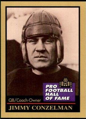 Jimmy Conzelman #30 Football Cards 1991 Enor Pro HOF