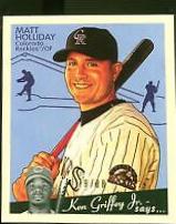 Matt Holliday #66 Baseball Cards 2008 Upper Deck Goudey