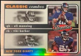 Eli Manning, Tiki Barber