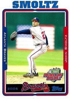 John Smoltz #37 Baseball Cards 2005 Topps Opening Day