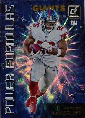 Saquon Barkley #PF 13 Football Cards 2019 Donruss Power Formulas