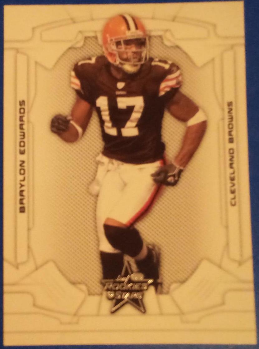 Braylon Edwards #25 Football Cards 2008 Leaf Rookies & Stars