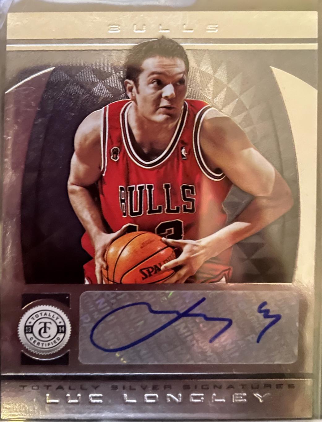Luc Longley #229 Basketball Cards 2013 Panini Totally Certified Totally Signatures
