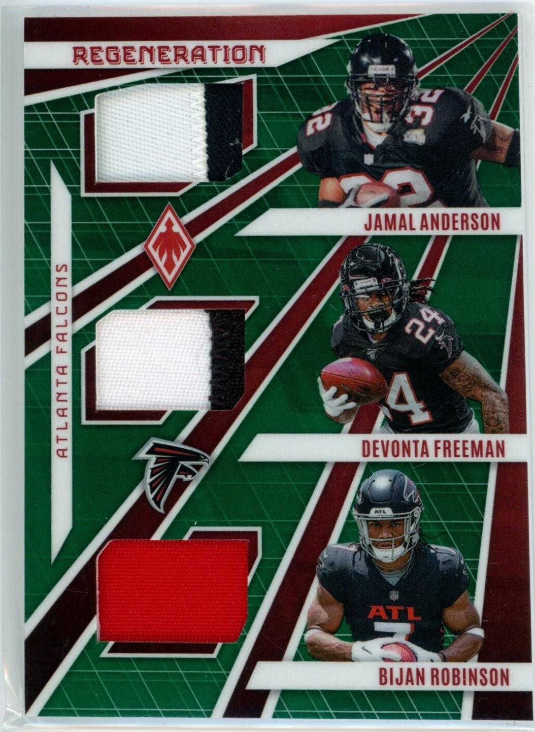 Jamal Anderson, Bijan Robinson,Devonta Freeman [Green] #REG-2