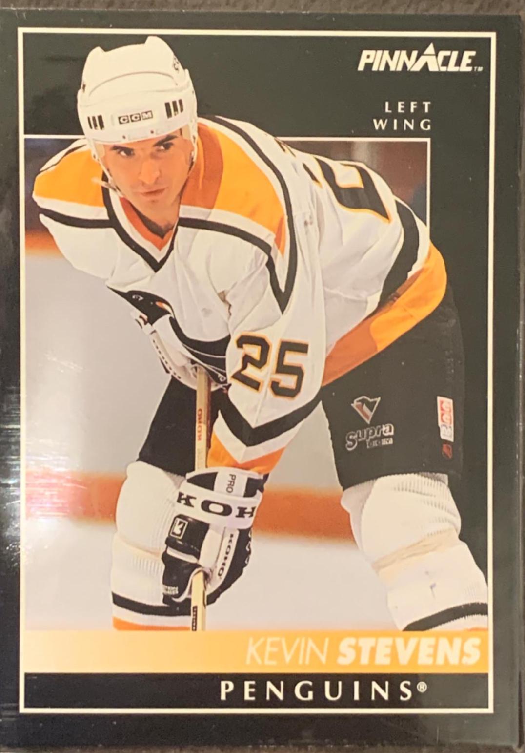 Kevin Stevens #288 Hockey Cards 1992 Pinnacle