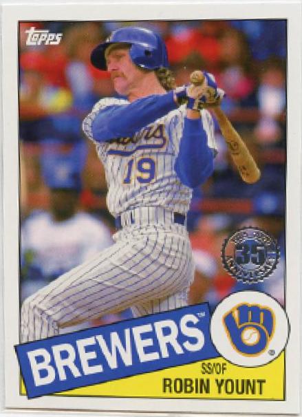Robin Yount #85-61 2020 Topps 1985 35th Anniversary Baseball