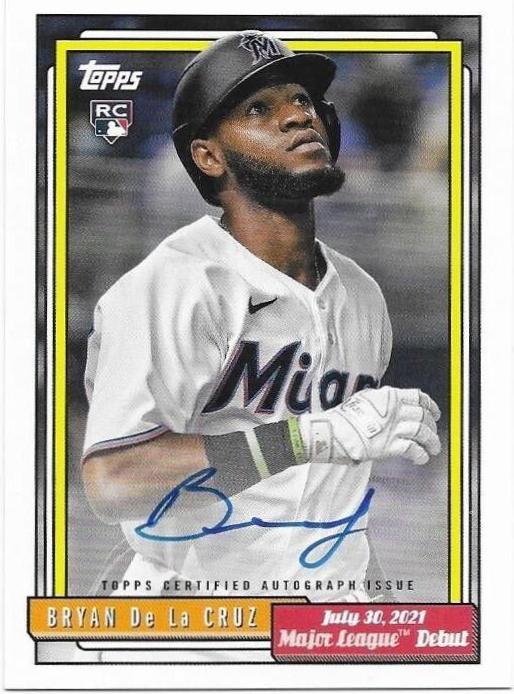 Bryan De La Cruz #138 Baseball Cards 2022 Topps Archives