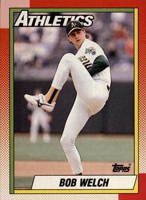 Bob Welch #475 Baseball Cards 1990 O Pee Chee