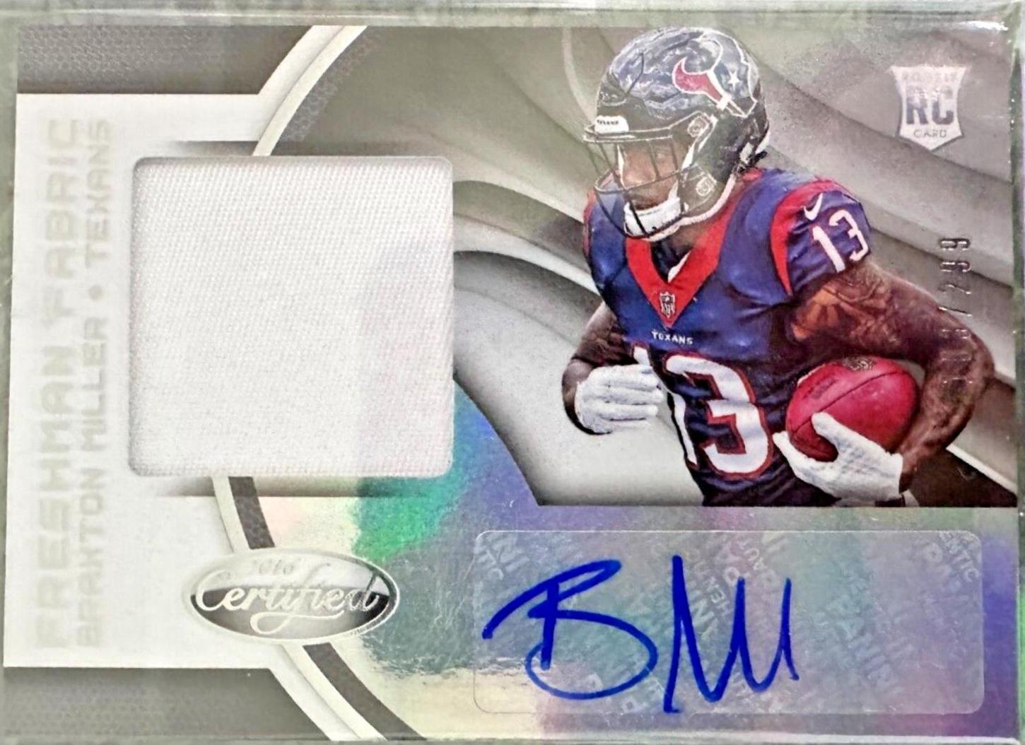 Braxton Miller [Freshman Fabric Mirror Signature] #216