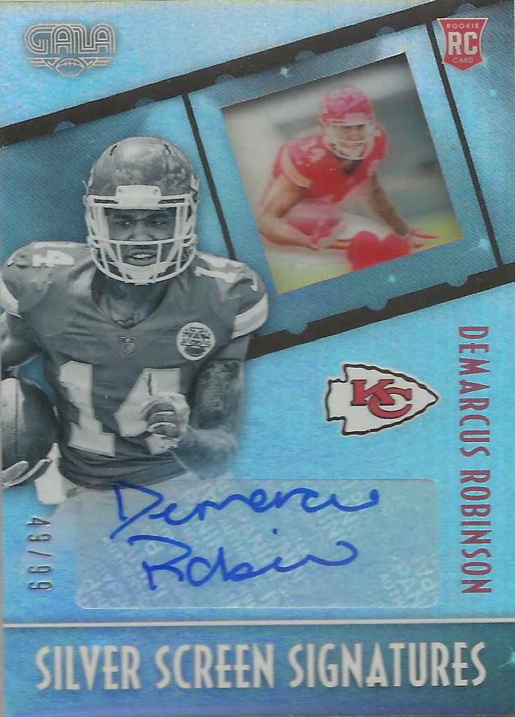 Demarcus Robinson #SSR-DR Football Cards 2016 Panini Gala Silver Screen Rookie Signatures