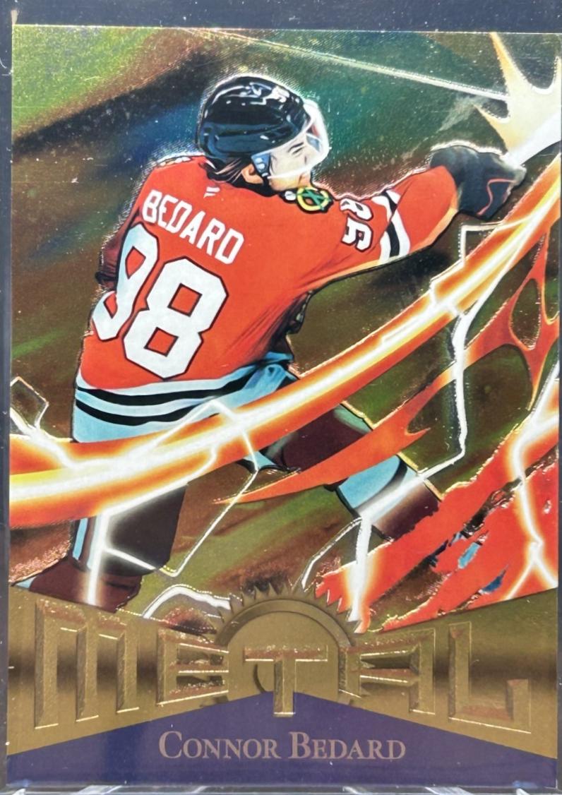 Connor Bedard #RT-6 2025-26 SkyBox Metal Universe Hockey 2013 Retro