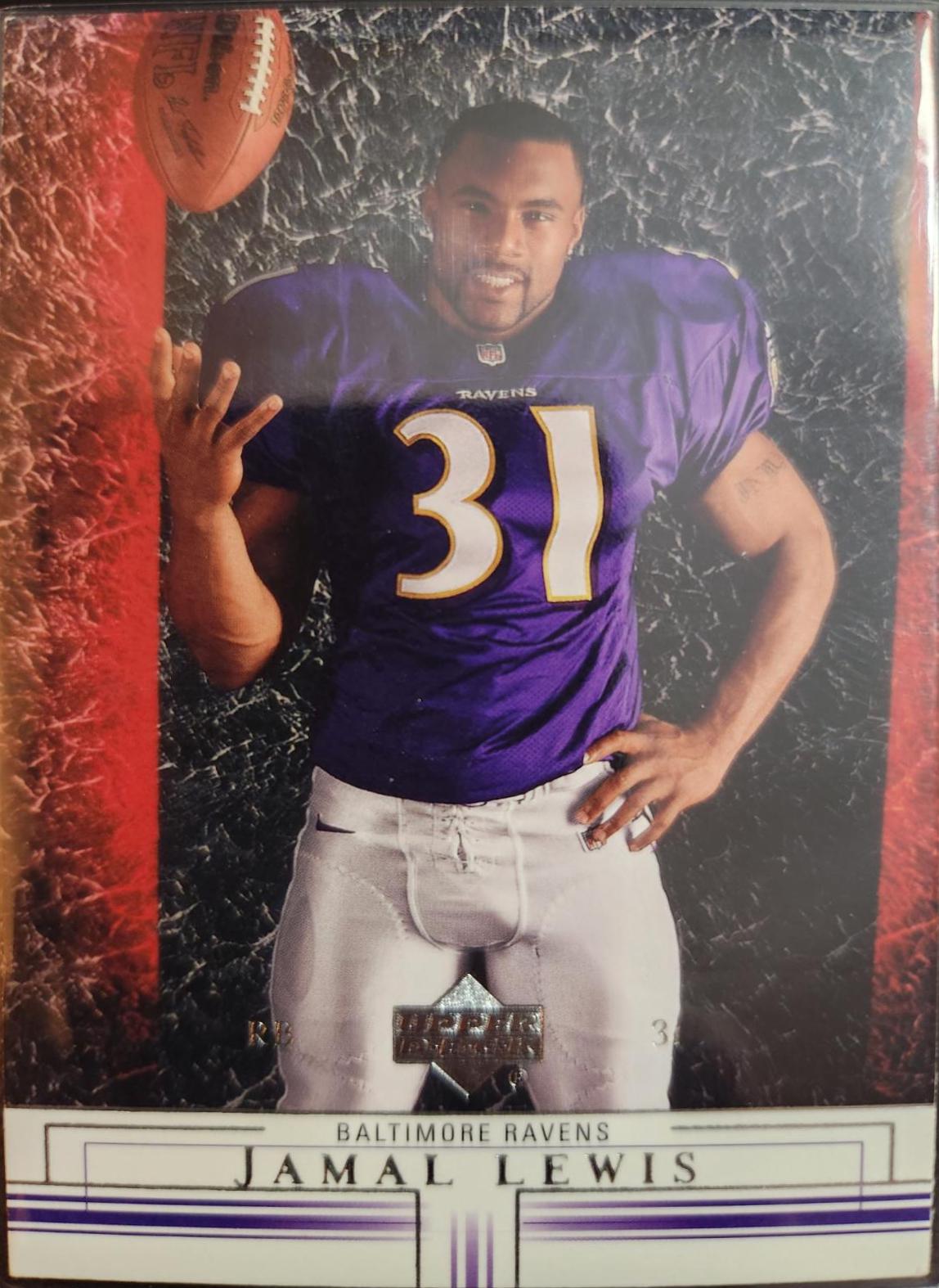 Jamal Lewis #11 Football Cards 2001 Upper Deck