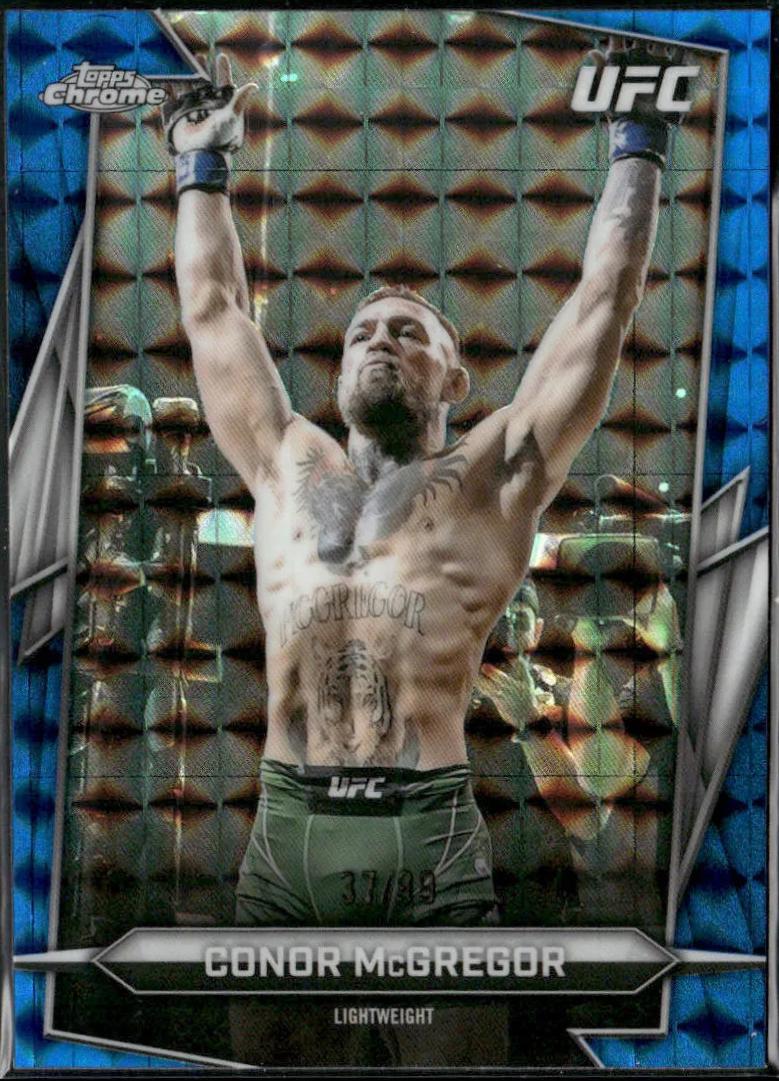 Conor McGregor [Blue Geometric Refractor] #5 Prices | 2026 Topps