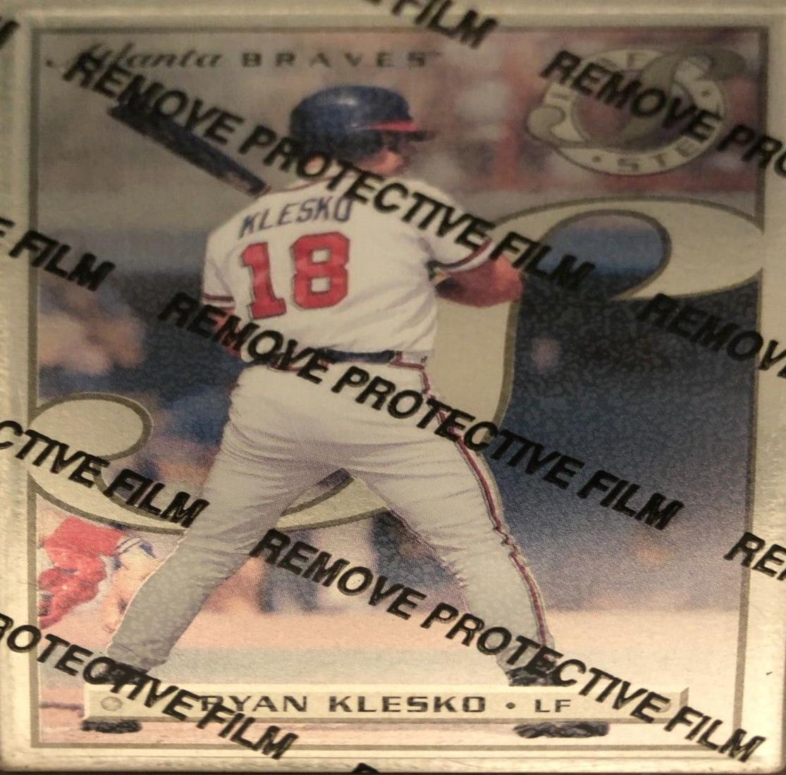 Ryan Klesko #55 1996 Leaf Steel Baseball