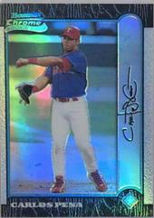 Carlos Pena [Refractor] #321 Baseball Cards 1999 Bowman Chrome Prices