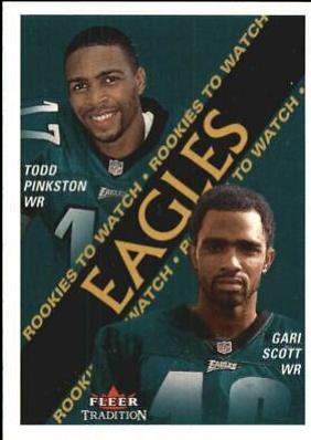 Todd Pinkston, Gari Scott #357 Football Cards 2000 Fleer