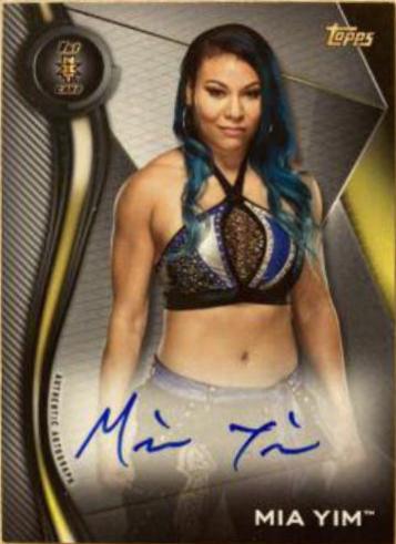 Mia Yim #A-MY Wrestling Cards 2019 Topps WWE NXT Autographs
