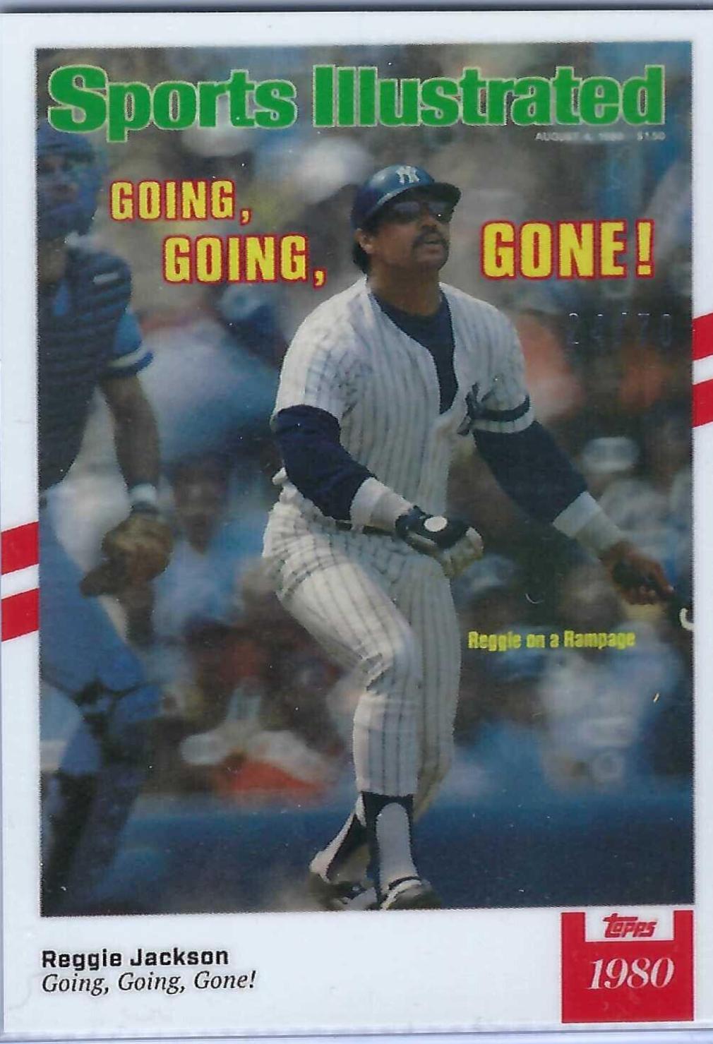 Reggie Jackson [White with Red Stripes] #43