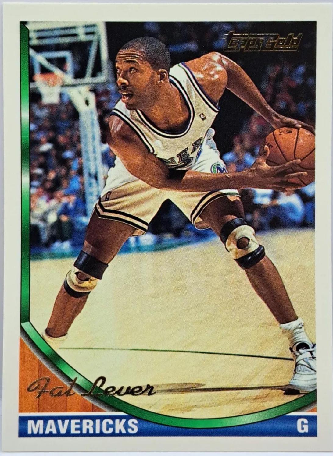Fat Lever #327 Basketball Cards 1993 Topps Gold