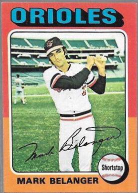 Mark Belanger #74 Baseball Cards 1975 Topps