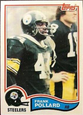 Frank Pollard #216 Football Cards 1982 Topps