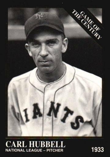 Carl Hubbell #665 Baseball Cards 1992 Conlon Collection