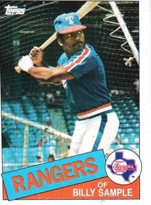 1985 Billy Sample #337