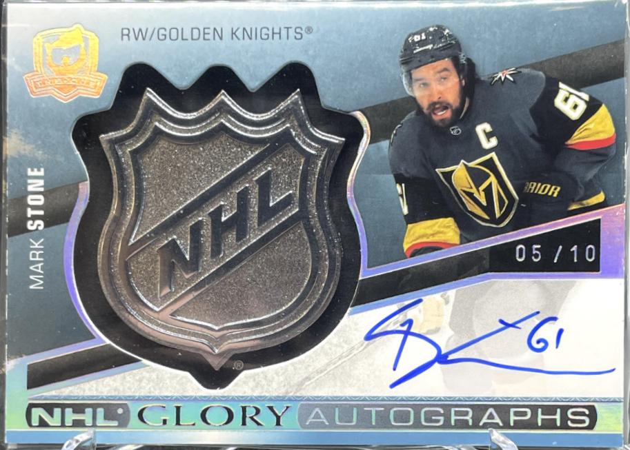 Mark Stone #G-MS Hockey Cards 2020 Upper Deck The Cup Glory Autographs
