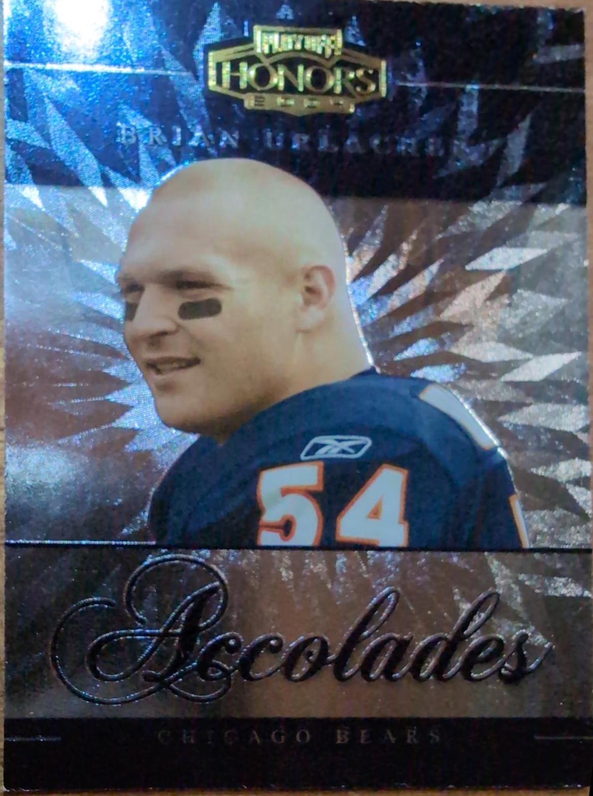 Brian Urlacher #A7 Football Cards 2004 Playoff Honors Accolades