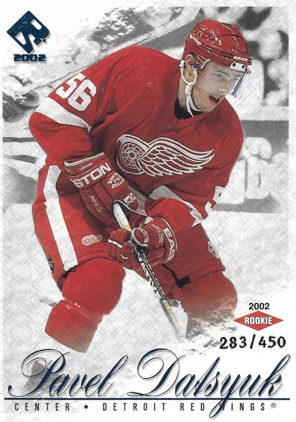 Pavel Datsyuk #120 2001 Pacific Private Stock Hockey