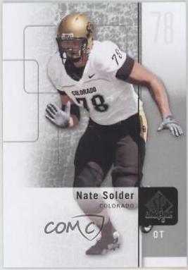 Nate Solder #22 Football Cards 2011 SP Authentic