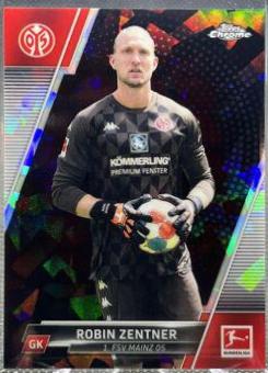 Robin Zentner #72 2021 Topps Chrome Bundesliga Sapphire Soccer