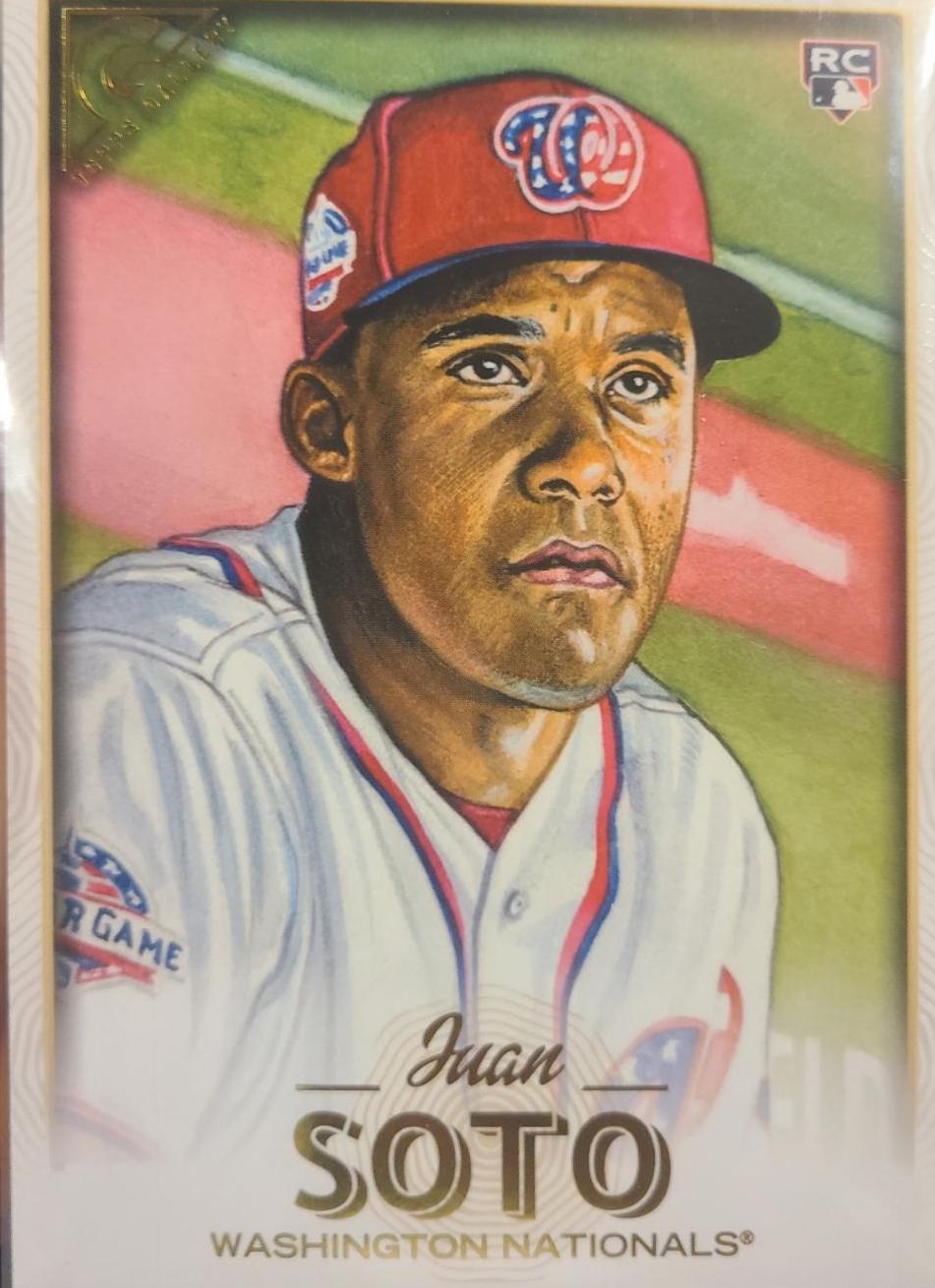 Juan Soto #OBT-JS Baseball Cards 2018 Topps Gallery Oversized Box Toppers