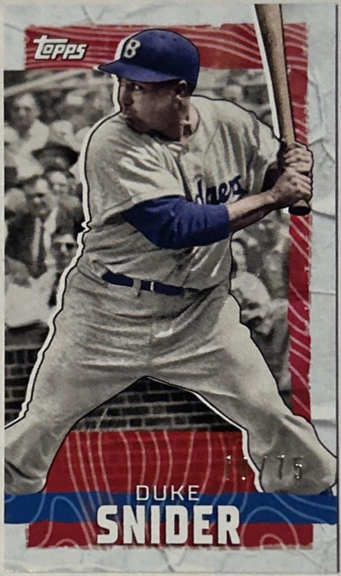 Duke Snider #MRIP-DS 2023 Topps Rip Mini Card Baseball