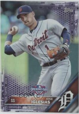 Jose Iglesias #OD-101 Baseball Cards 2016 Topps Opening Day