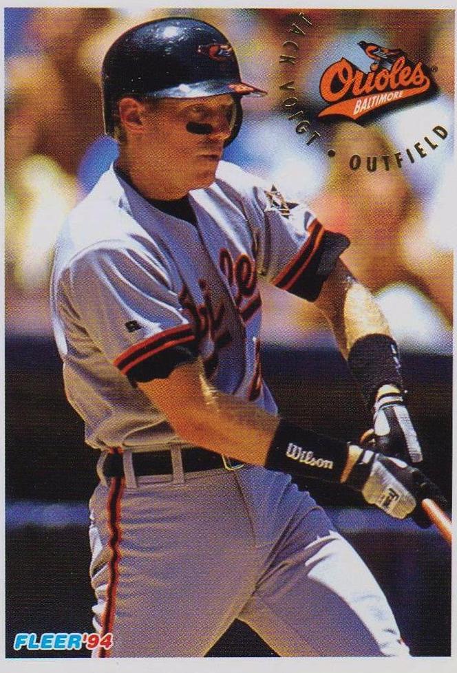 Jack Voigt #23 Baseball Cards 1994 Fleer