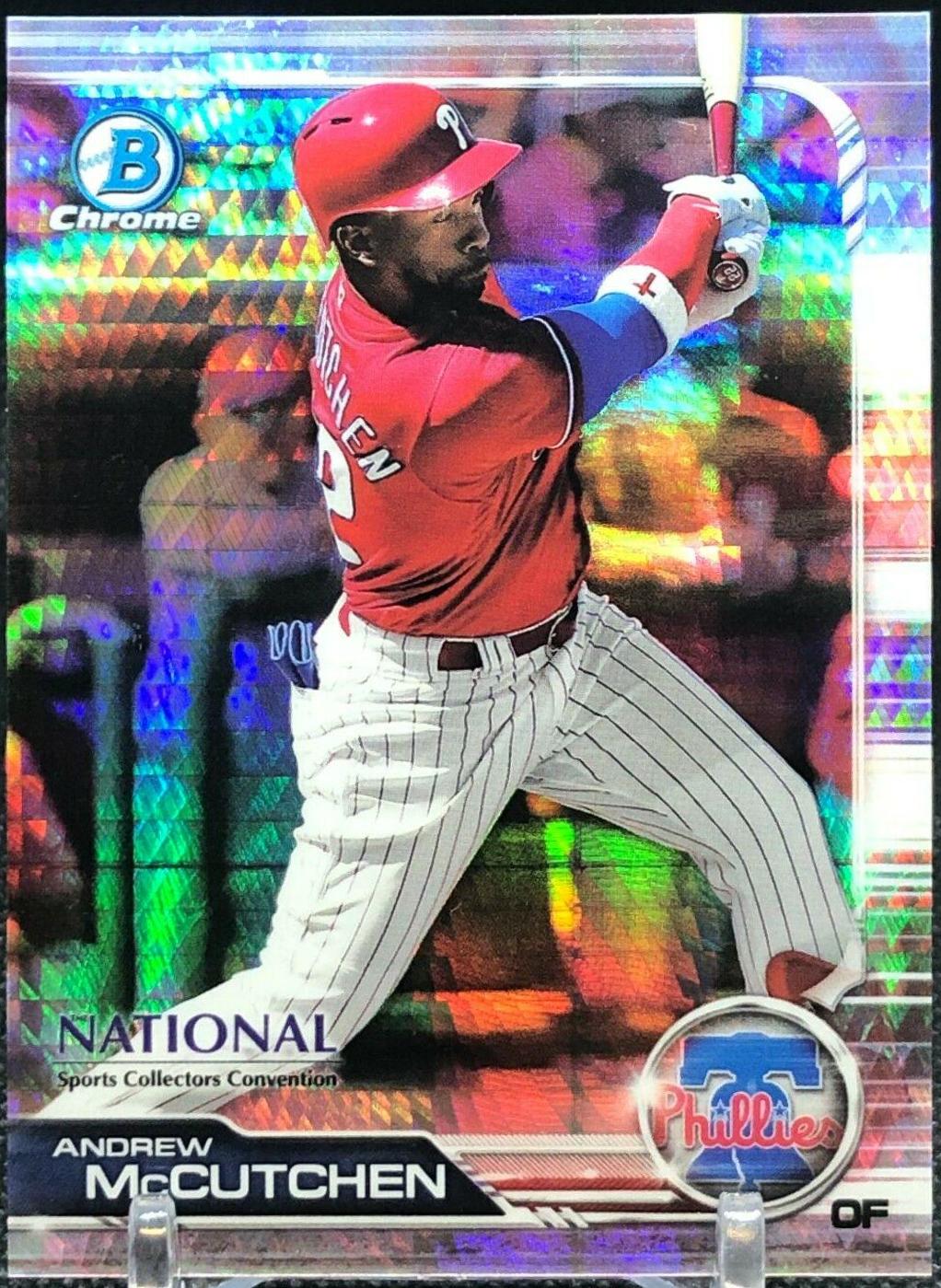 Andrew McCutchen #BNR-AM Baseball Cards 2019 Bowman Chrome National Convention