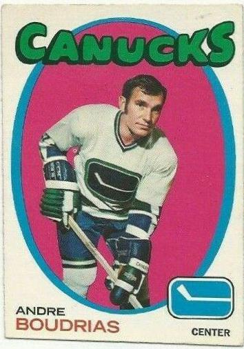 Andre Boudrias #12 Hockey Cards 1971 O-Pee-Chee