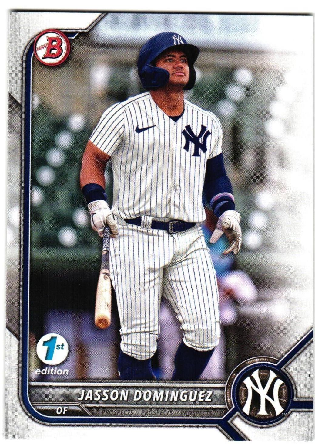 Jasson Dominguez #BD-75 2022 Bowman Draft 1st Edition Baseball