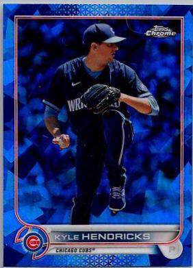 Kyle Hendricks #168 2022 Topps Chrome Sapphire Baseball