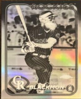 Charlie Blackmon [Negative Refractor] #157