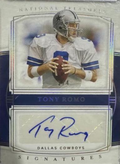 Tony Romo #S-TR 2019 Panini National Treasures Signatures Football