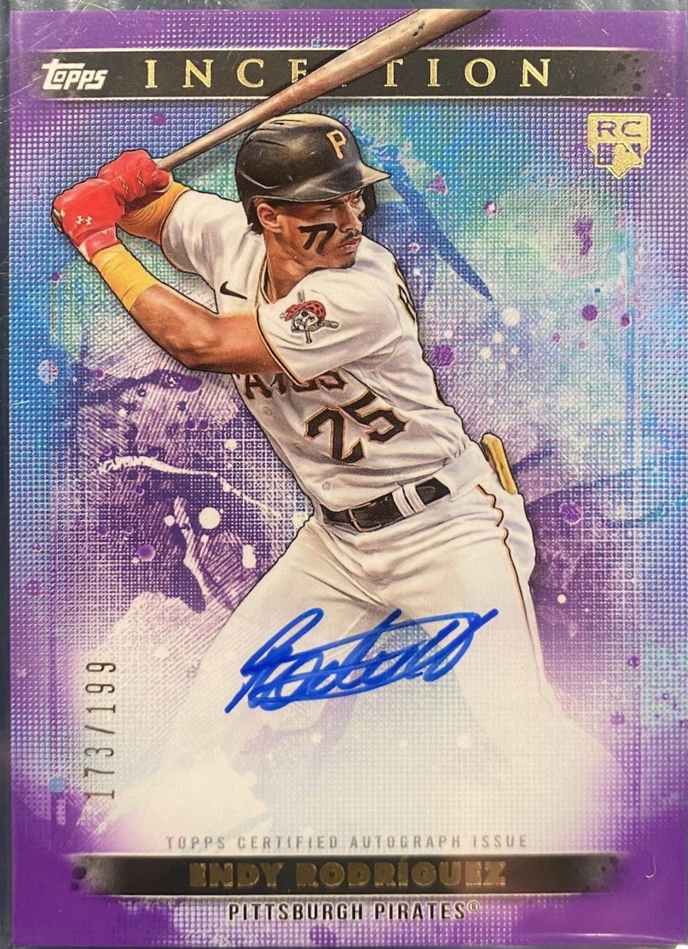 Endy Rodríguez #BRES-ER 2024 Topps Inception Baseball Rookie And Emerging Star Autographs