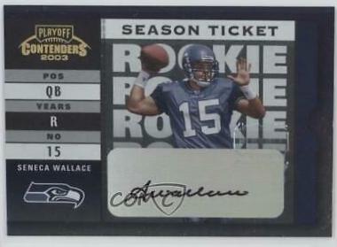 Seneca Wallace #133 2003 Playoff Contenders Football