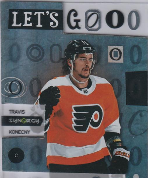 Travis Konecny #LG-13 Hockey Cards 2023 Upper Deck Synergy Let’s Goooo