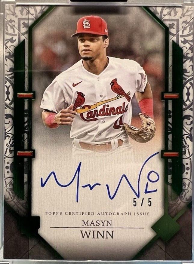Masyn Winn [Emerald] #RSA-MW2 Prices | 2024 Topps Transcendent ...