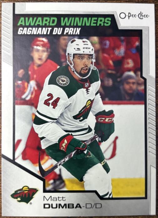Matt Dumba #608 2020 Upper Deck O Pee Chee Update Hockey
